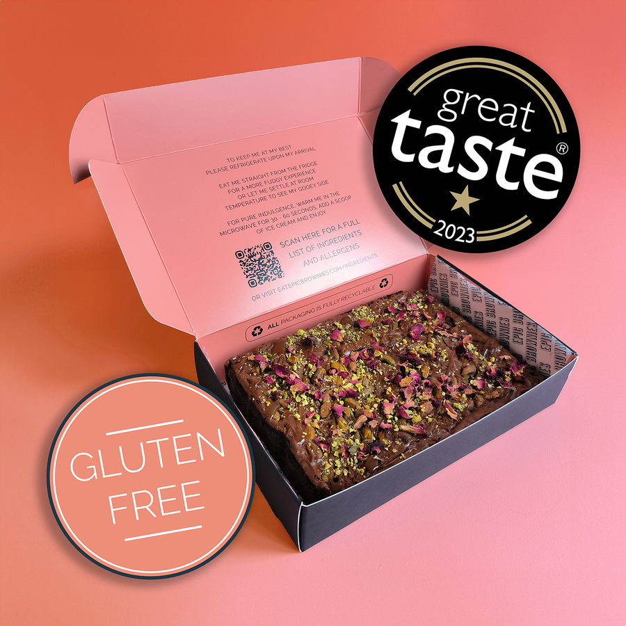 Epic Chai & Pistachio Brownie Slab image 0